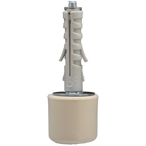 50 pcs Elematic Goujon ENP / FP9 avec butoir en caoutchouc Blanc 9x40 millimA tre