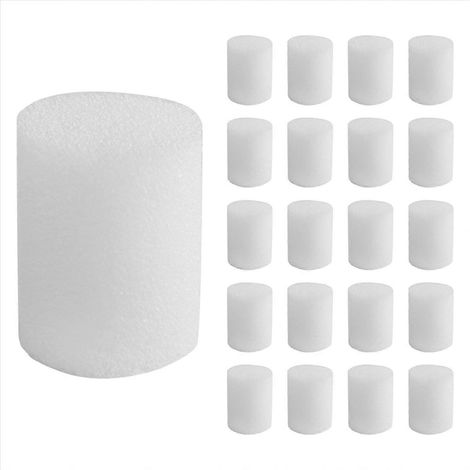Lot de Hydroponic Sponge Cylindrical 19 mm pour Vegetable plante plante (1/5)