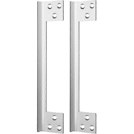 KLVGTIFS PU - plaques de protection pour serrure de porte, angle extérieur, protection de serrure en forme de L (1/5)