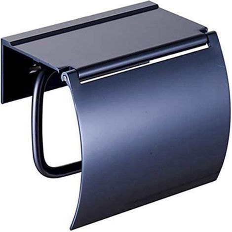 Toilettenpapierhalter für Badezimmer, Toilettenpapierbox außerhalb Toilettenpapierhandtuchhalter Aluminium Stanzrollenpapierhalter-Fei Yu (1/5)