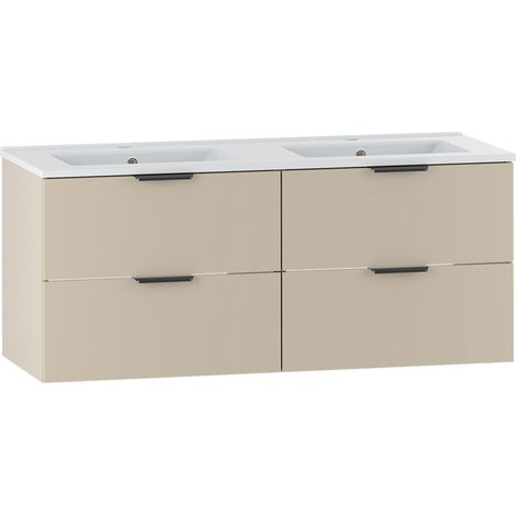 Doppelwaschtisch-Unterschrank 120cm Astrid Kaschmir (1/5)