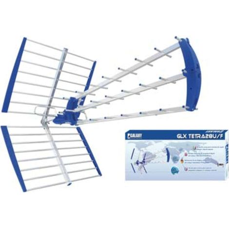 ANTENNA DIGITALE TERRESTRE BANDA UHF GALAXY - ALLUMINIO GUADAGNO DB 16/18 28 ELEMENTI - 1 pezzo