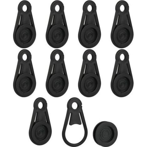 10 Pièces Clips de Bâche, Pince pour Bache, Pinces à Bâche Pinces à Pinces d'Arrimage pour Bâche pour Bâches de Voiture, Tentes, Auvents et Bâches de Piscine (1/5)