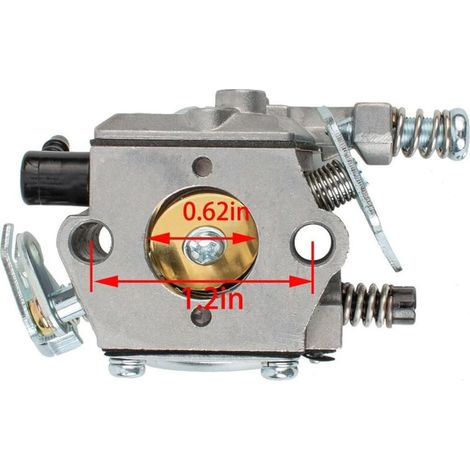 Carburateur de Rechange Walbro WT-826 pour Tronçonneuse Partner - Compatible avec les Modèles 360, P360, P350S, P340 (1/4)