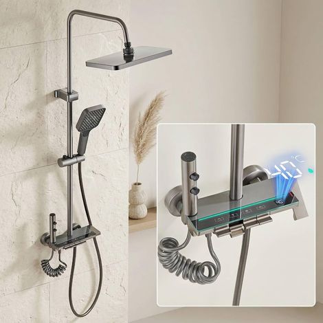 Bostar Shower column with digital LED display (1/5)
