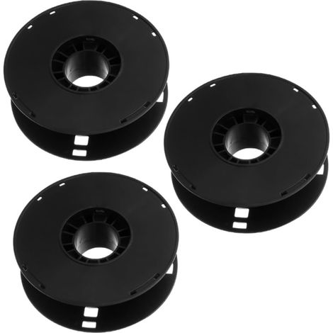 Enrouleur de Câble Électrique 3pcs en PC Noir, Rangement de Bobines Grosse Capacité et Facile à Transporter pour Organisation de Câbles la Maison Travail (1/5)