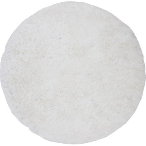 Tapis Rond Design "Grace" 200cm Blanc (1/5)
