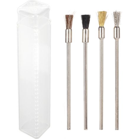 4 pièces Brosse Métallique de Nettoyage pour Montre, Polissage et Décrassage Multifonction (1/5)