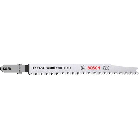 Bosch EXPERT Wood 2-side clean T308B Stichsägeblatt, 2 Stück - 2608901711 (1/5)