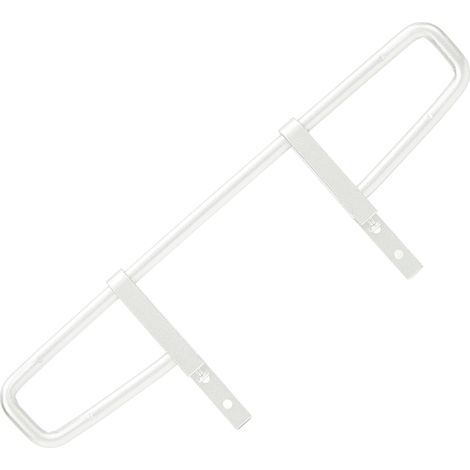 Frontstoßstange aus Metall für ferngesteuerte Autos, hergestellt aus einer Aluminiumlegierung, Frontstoßstangenzubehör für ferngesteuerte Autos, kompatibel mit P06/Unimog ferngesteuerten Autos, silber (1/5)