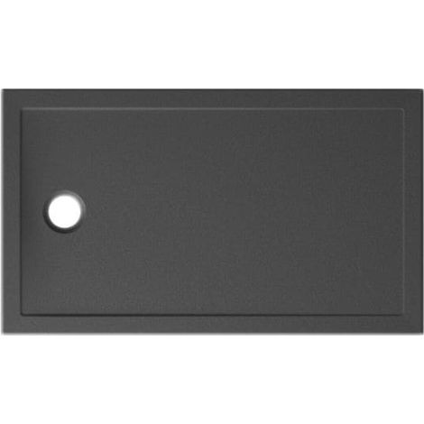 Piatto doccia 70X120 h.3 in ceramica nero opaco Docciatre Plus di (1/2)