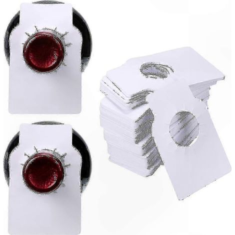 Étiquettes de goulot pour bouteilles de vin - Étiquettes plastique réutilisables pour ranger caves et casiers, lot de 200 (1/3)