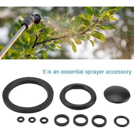 10pcs / Set Joints d'étanchéité de pulvérisateur Accessoires de Machine de pulvérisation de Caoutchouc Bague d'étanchéité Non Toxique Accessoires Essentiels du pulvérisateur de Jardin