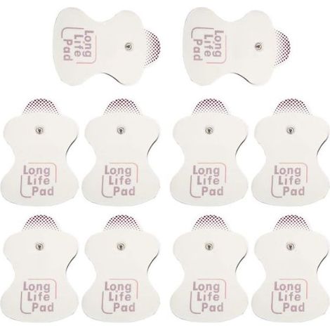 10 électrodes de rechange pour masseurs Omron, coussinets longue durée (10 pièces) (1/5)