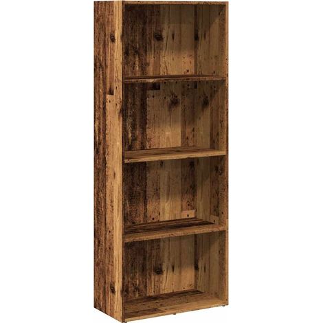 Maison Exclusive - Bücherregal Altholz-Optik 60x30x152 cm Holzwer