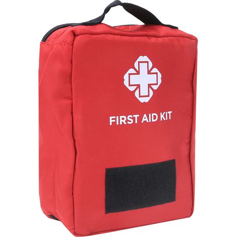 Accessoire pour sac de secours médical portable d'urgence en tissu Oxford imperméable rouge (1/5)