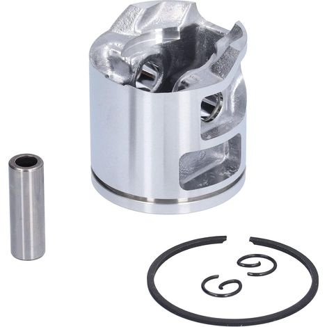 Kit de Piston avec Remplacement pour Scie 555, 560, 562 – 46 Mm, Conçu pour une durabilité Améliorée, Comprend un Piston, un Cercle de, des Segments de et un Axe de (1/5)