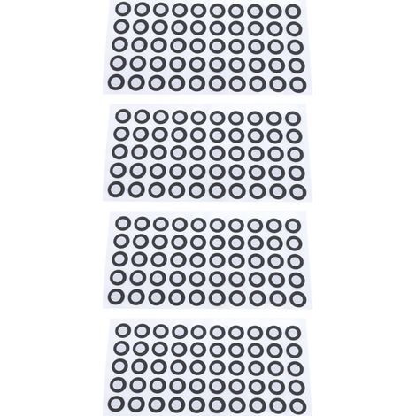 500 pezzi Marcatori per scansione 3D 6 mm ID 10 mm OD Punto di riferimento Riflettente Diffuso Punti di tracciamento per scansione -Crezuo