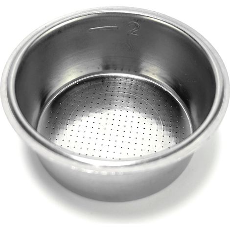 Geeignet für Donlim Kaffeemaschinen, Filterhalter für halbautomatische Espressomaschinen, Ersatzteile für 51-mm-Edelstahl-Kaffeefilterhalter, 3er-Set, 51-mm-Doppelfilterhalter