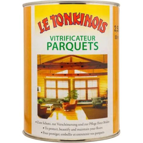 Vernis parquet le-tonkinois 2.5L résistant rayures application facile