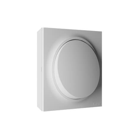 Interrupteur va et vient saillie complet blanc – Installation en apparent – Finition blanc brillant RAL 9003 – Compatible encastré – Fontini