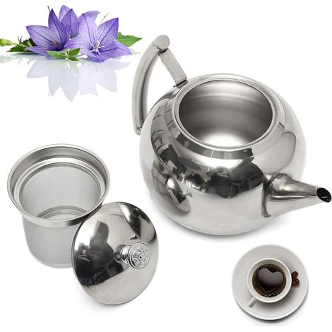 Théière premium artisanale 1,5 L avec filtre intégré, infusion confortable pour déguster du thé chaud (1/5)