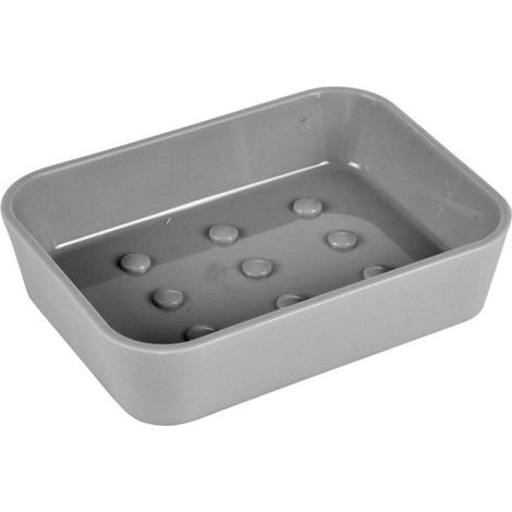 Porte Savon Soft Touch "Vitamine II" 12cm Anthracite (1/2)