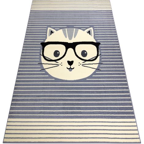 Teppich BCF FLASH Cat 3999 - Katze grau grey 200x300 cm