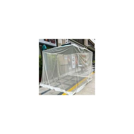 Moustiquaire pour parasol de terrasse de 7,5 à 11 pieds/300 x 230, écran de parapluie en maille de polyester, moustiquaire universelle pour parapluie avec porte à fermeture éclair et corde réglable, c