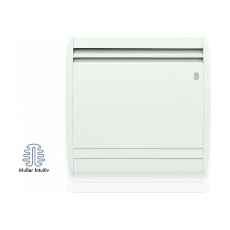 Noirot – Convecteur électrique horizontal 500W – Dimensions 409x470x109mm – Smart ECOcontrol avec détection fenêtre ouverte – Économie d'énergie