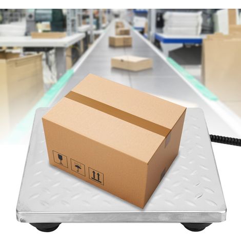 Balance électronique à bagages en acier inoxydable avec deux plages de mesure (200 kg / 0,05 kg) (1/5)