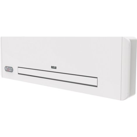 Ventilconvettore Fan Coil a parete Riello Design Wall 17 completo di telecomando 20186361 1,65 kW