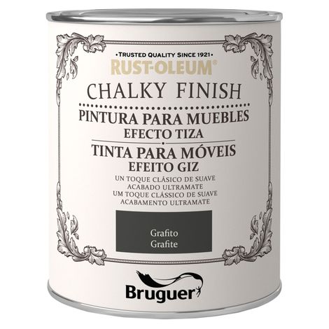 Rust-Oleum Chalky Finish Muebles Grafito 0,750L BRUGUER