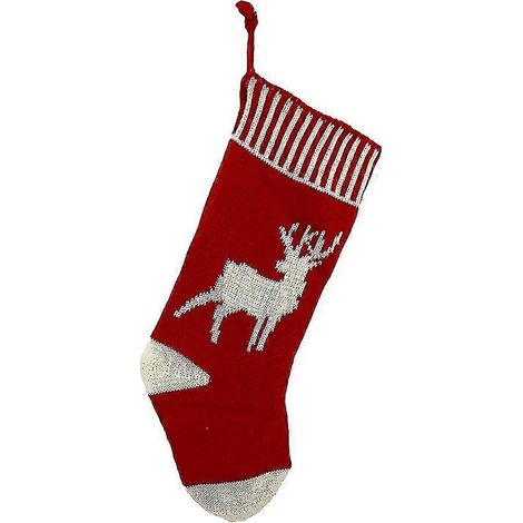 Chaussette de Noël, décoration de sapin de Noël, ornement de fête (1/5)