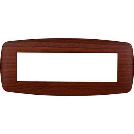 Ettroit Plaque compatible Bticino Livinglight 7 modules slim plastique couleur bruyère - LN87703