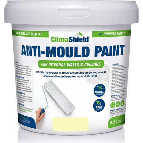Anti-Mould Paint - DEVON CREAM - 2.5 Litres (1/5)