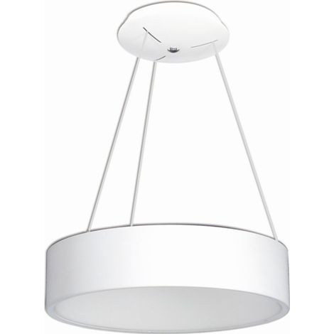 Naeve CARLA Plafonnier LED cylindrique à intensité variable de 45 cm, blanc 2700-6000 K, télécommande