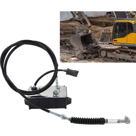 Moteur de papillon carré Hyundai 21EN-32260 compatible avec les carburants R110-7, R150LC-7, R150LC-9 et R150W-7 (1/5)