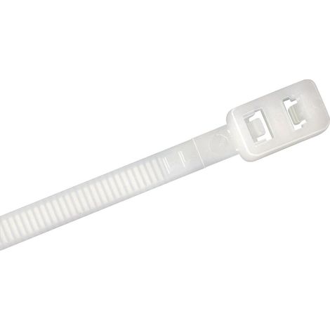 TRU COMPONENTS 1592818 TC-RDCV225203 Kabelbinder 225 mm 4.80 mm Natur  1 St.