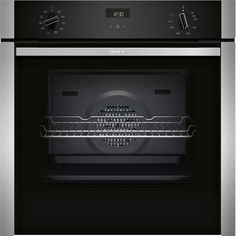Neff N 50 B3ACE4AN3F. Dimensione del forno: Media, Tipo di forno: Forno elettrico, Capacità interna forno totale: 71 L. Posizionamento dell'apparecchio: Da incasso, Colore del pro... - Neff B3ACE4AN3F (1/2)