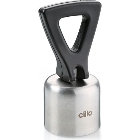 Tappo per vino a leva Cilio Leva, in acciaio inox, diametro 4 x 8,5 cm (1/3)