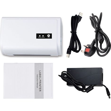 Imprimante d'étiquettes thermiques Expédition à grande vitesse Connexion USB BT Prise en charge d'une largeur de papier de 40 à 110 mm Compatible avec Windows pour la logistique des restaurants de sup (1/5)
