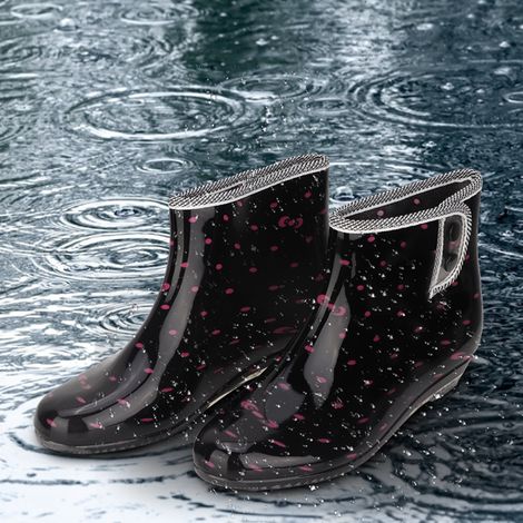 Bottes de pluie imperméables, antidérapantes et confortables pour femme, chaussures de jardin (39) (1/5)