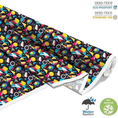 Dekorativer Outdoor-Stoff Oxford - Geometrisches Motiv I DX3552 (1/5)