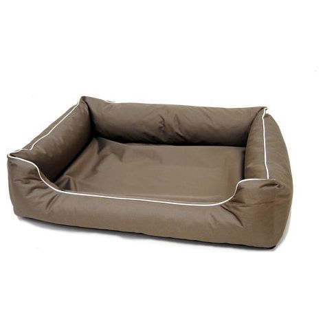 Lebon Hundebett Paula eckig dunkelbeige Transportboxen & Häuser (1/3)