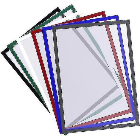 Magnetischer Dokumentenrahmen aus transparentem PVC für A4-Papier, Fotos, Bilder und Terminkalender