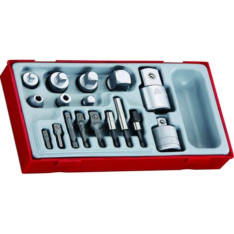 Teng Tools Set di adattatori 17 pezzi robusto