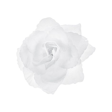 Roses autocollantes, blanches, 9 cm (1 paquet / 24 pièces) (1/3)