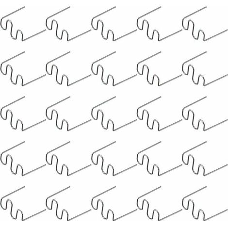 500 pezzi di bacchette per saldatura, macchina per la riparazione di punti metallici a caldo, pinzatrice a caldo per saldatura di plastica, riparazione di paraurti per auto, punti metallici ondulati p (1/5)