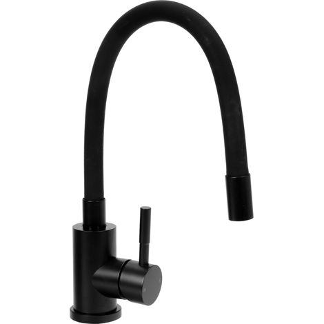 Küchenarmatur Flexible BLACK schwarz Wasserhahn, Spültischarmatur, Mischbatterie